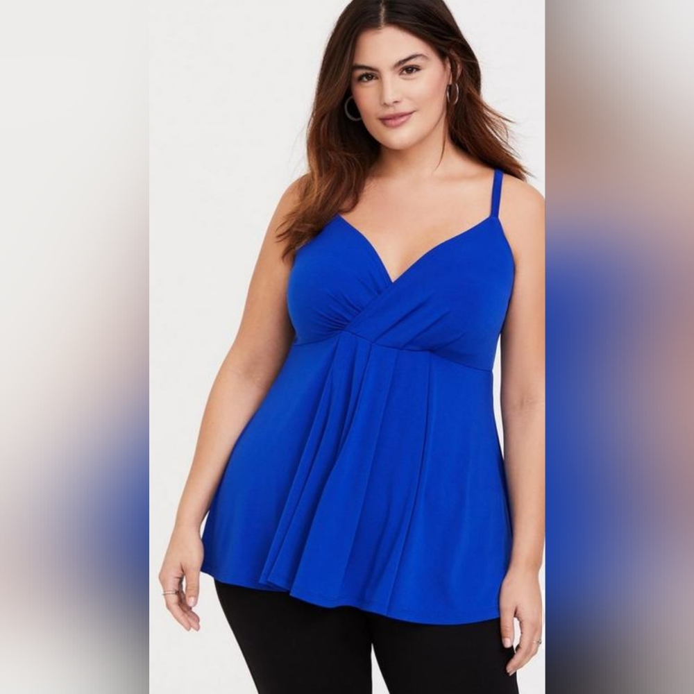 Torrid - Electric blue babydoll cami